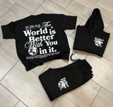 Father Figure Combo Set (Hoodie, Joggers; Free T-Shirt